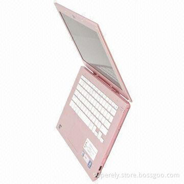 13.3-inch Laptop with DVD Burner, Intel D2500 Dual Core, 4/320GB, 2.0MP Camera and Windows 7 OS
